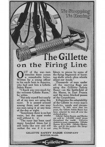 Wojenna reklama Gillette